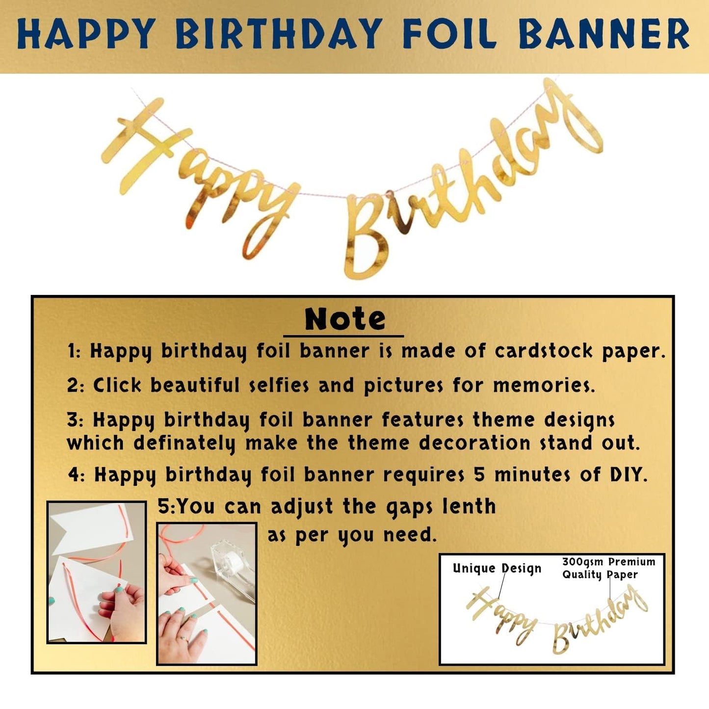 Happy Birthday Decoration Kit - 59Pcs Canopy Tent For Decoration