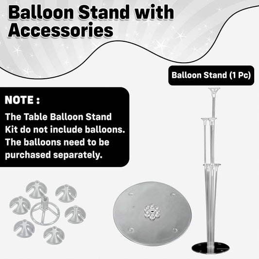 Balloon Stand Holder - 1 Pc Balloon Stand Holder For Decoration Balloon Holder For Decoration Standing Balloons For Birthday