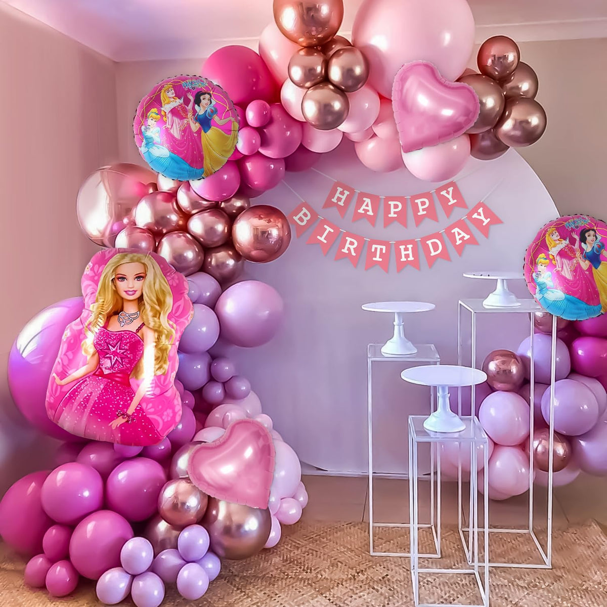 Barbie Theme Birthday Decoration Kit for Girls