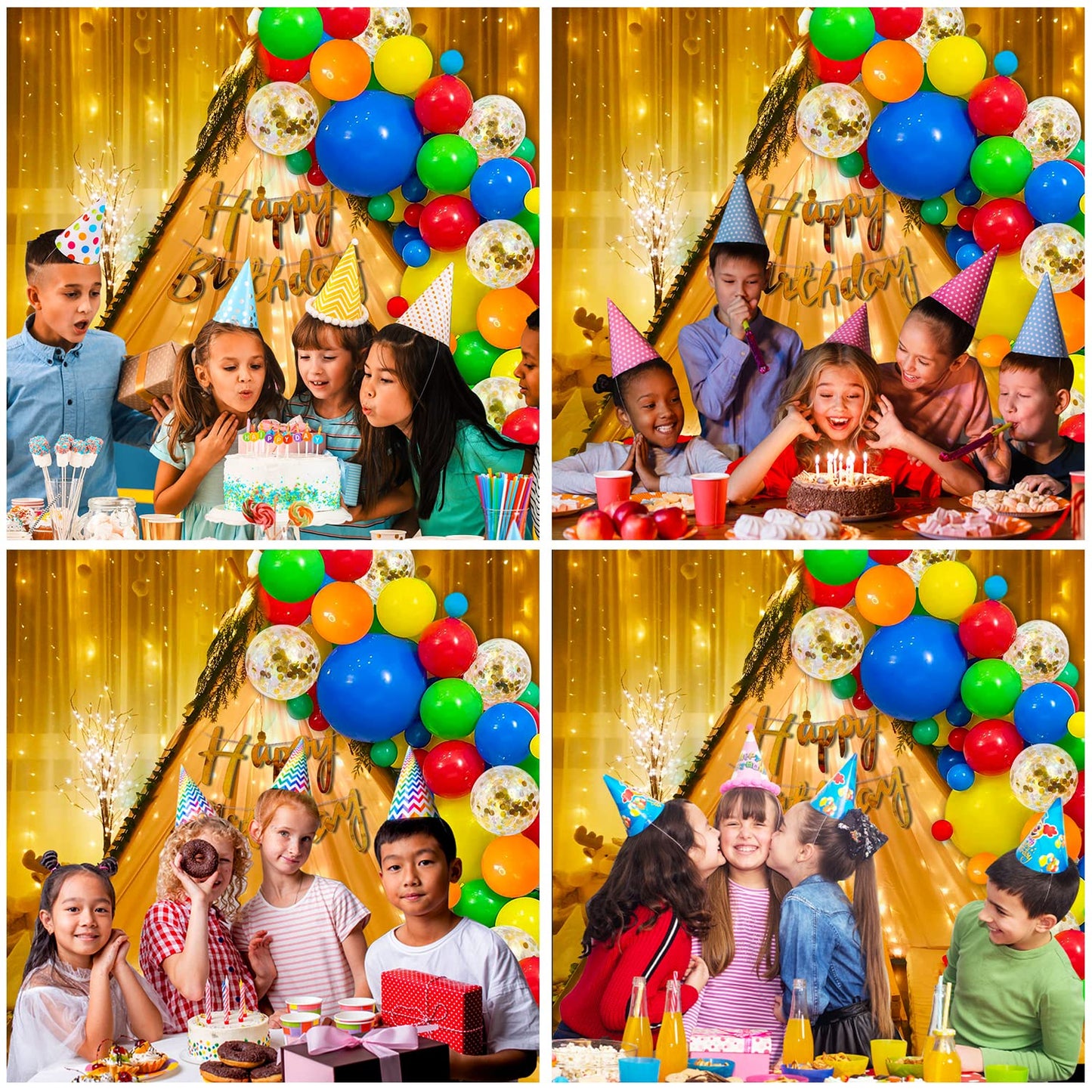 Birthday Decoration Kit - 26Pcs Cabana Tent Decoration Items For Girl