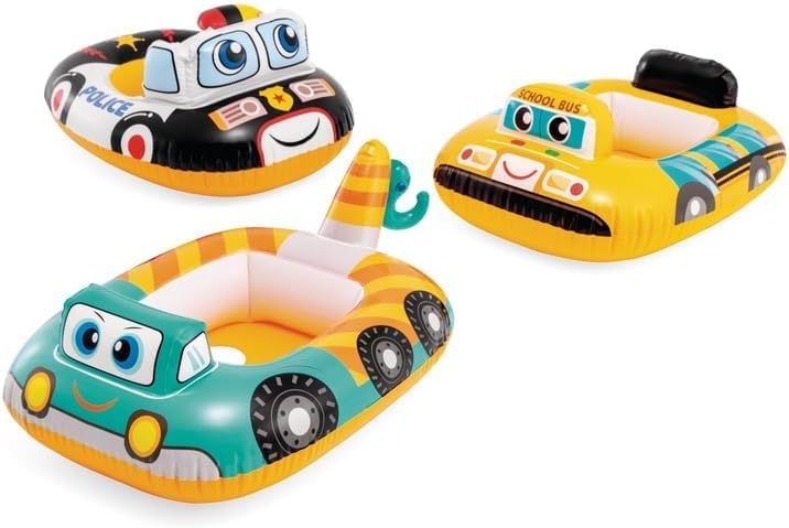 Police Car Ring Tube Water Play Centre Toy for Kids - 78 x 58 Cms