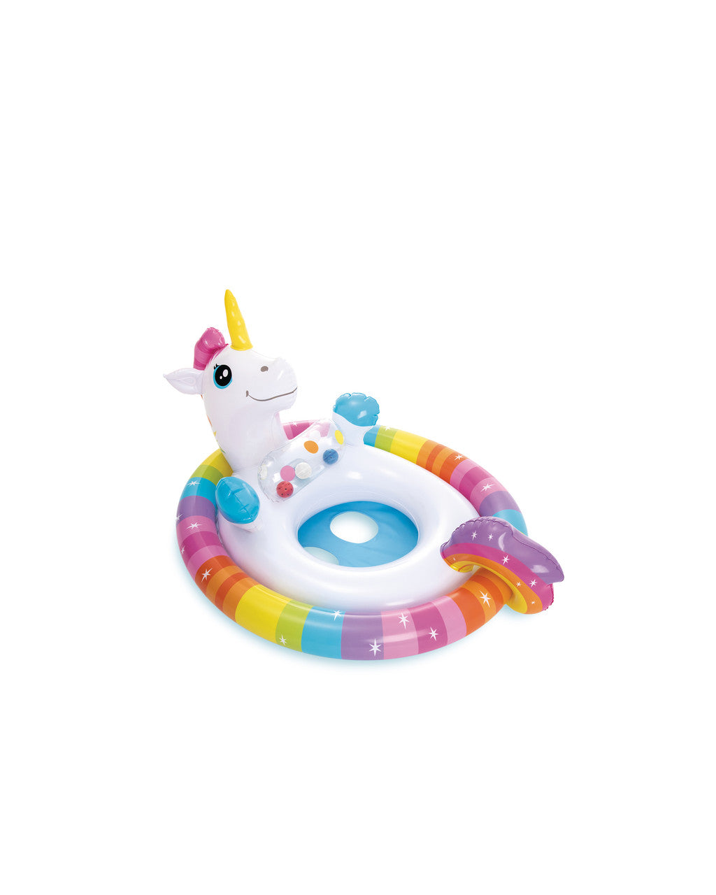 Unicorn Baby Float Kid Boat Inflatable Swimming Pool Ring Tube 32” x 23”