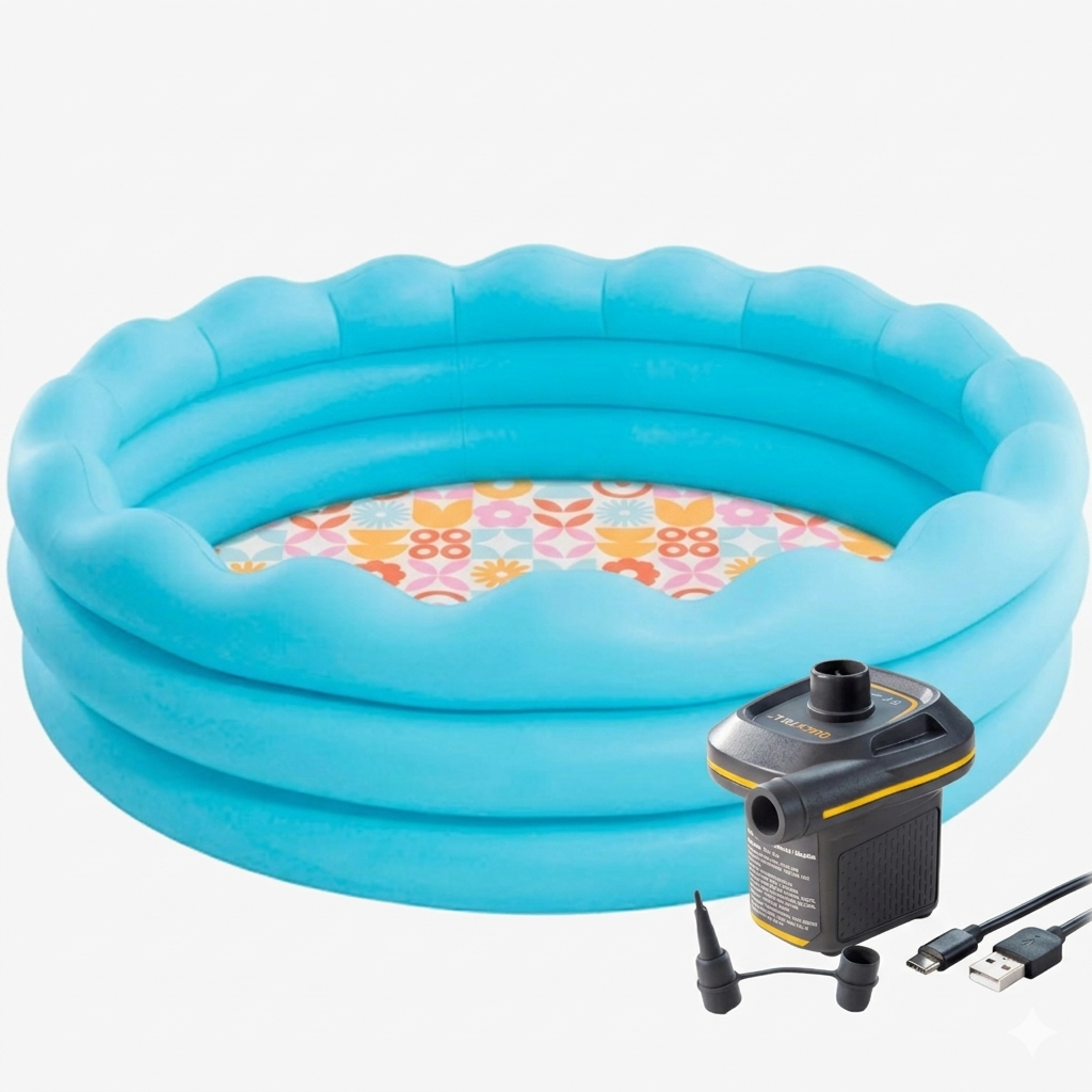 5.5 ft x 1.5 ft swimming pool inflatable new design 66 inches x 18 inches size