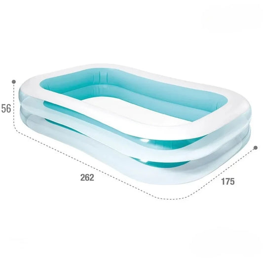 8.5 ft x 5.75 ft family swimming pool 102 inches x 69 inches (22 inches height)