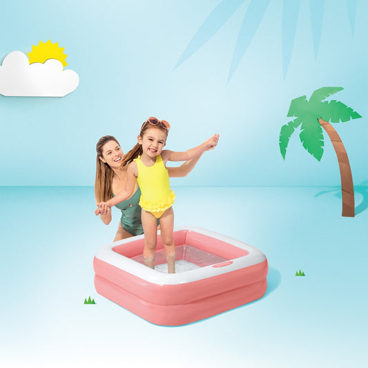 36 x 36 inches Inflatable Pool – 3 x 3 feet Soft Square Kids Bath Tub