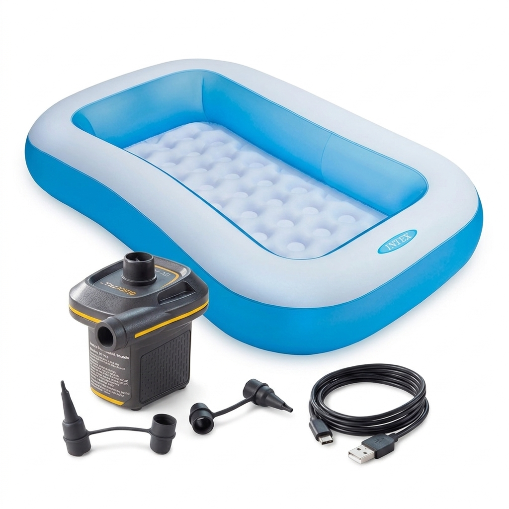 5.5 feet Inflatable Rectangular big Baby Bath Tub