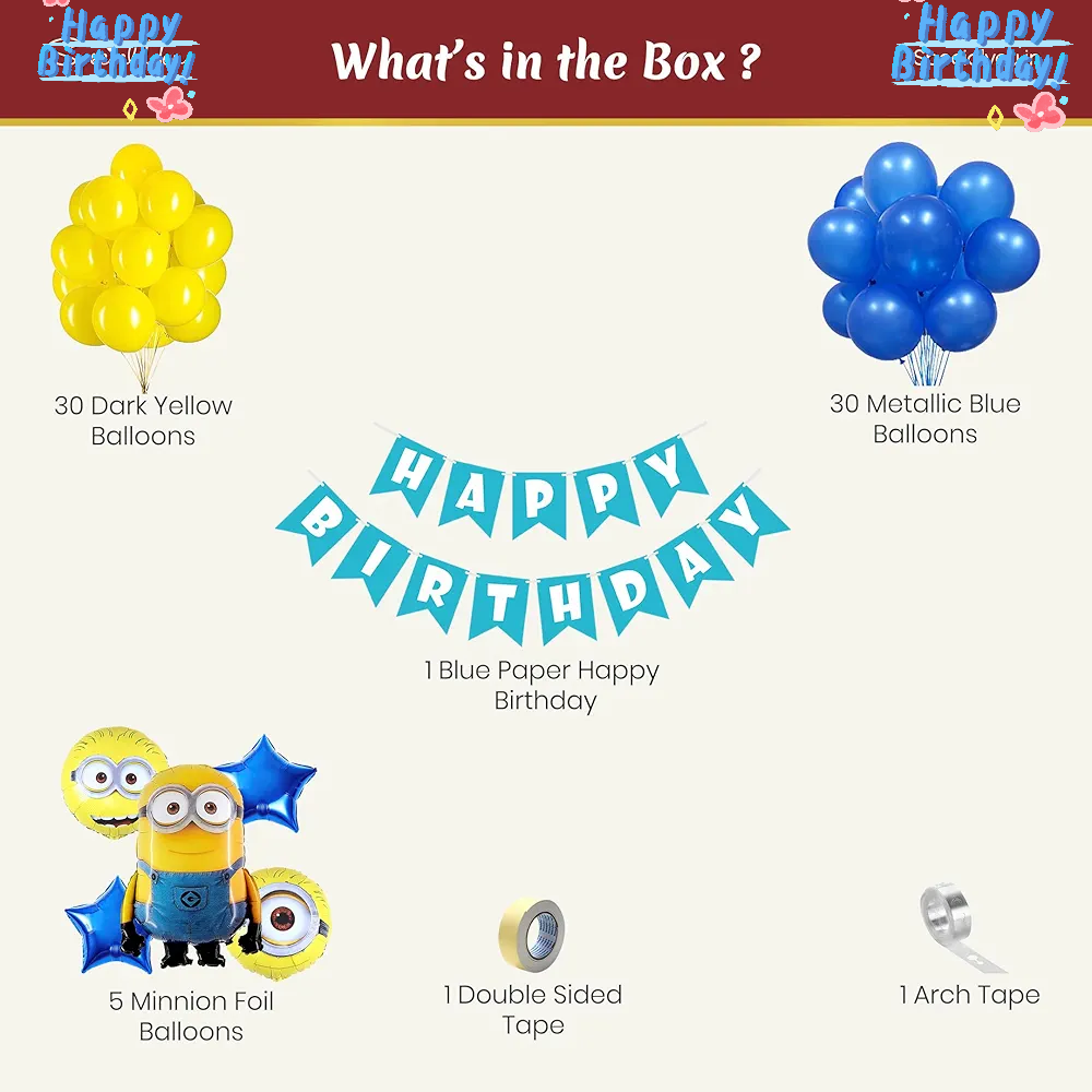 Minion Theme set pack of 68 pcs set