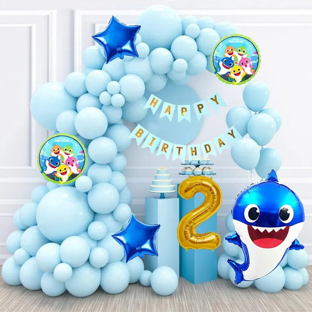 Baby Shark Theme 109\110 pcs pack set with pump