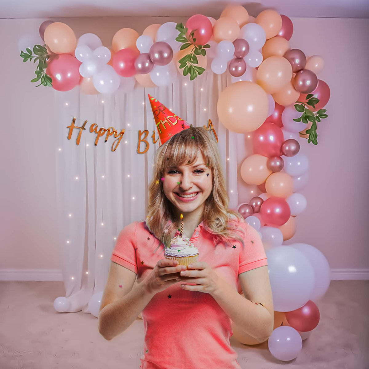 Birthday Decoration Kit for Girls Party Decor 64 PCs Theme set
