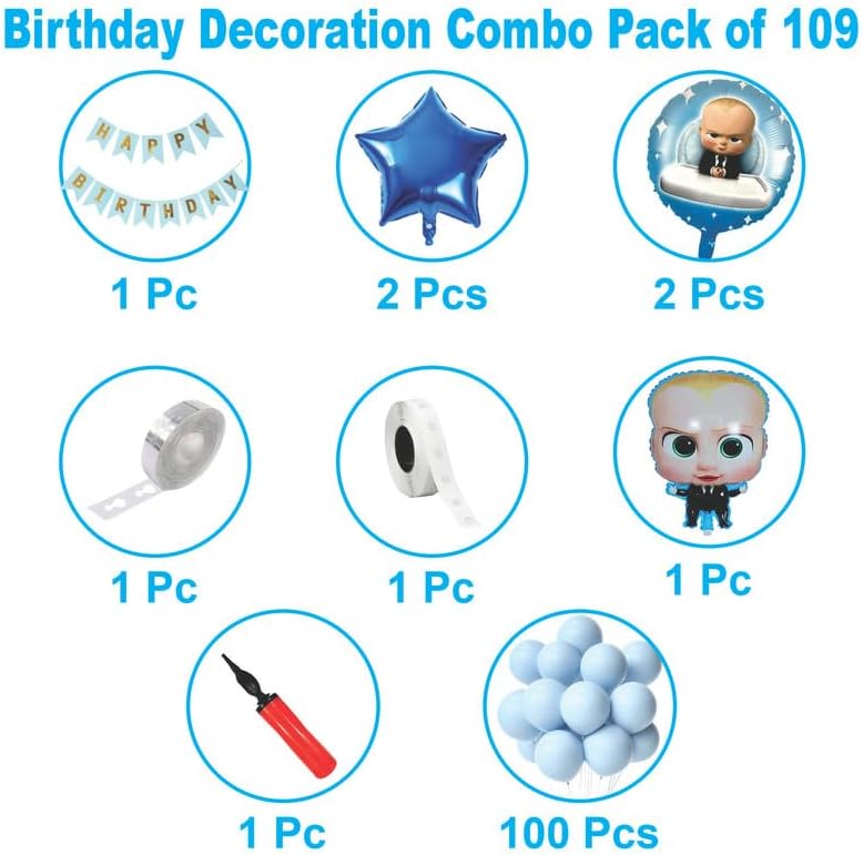 Baby Boss Theme set pack of 109\110 pcs kit Air pump included