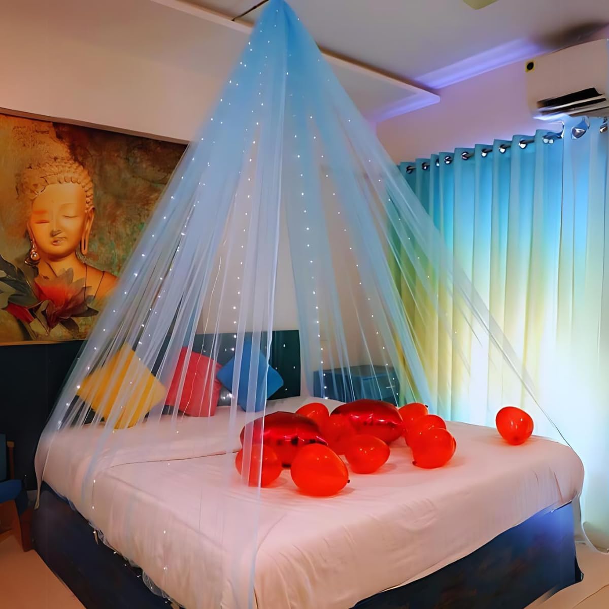 Romantic room decor anniversary or valentine's cabana Theme 6 pcs pack