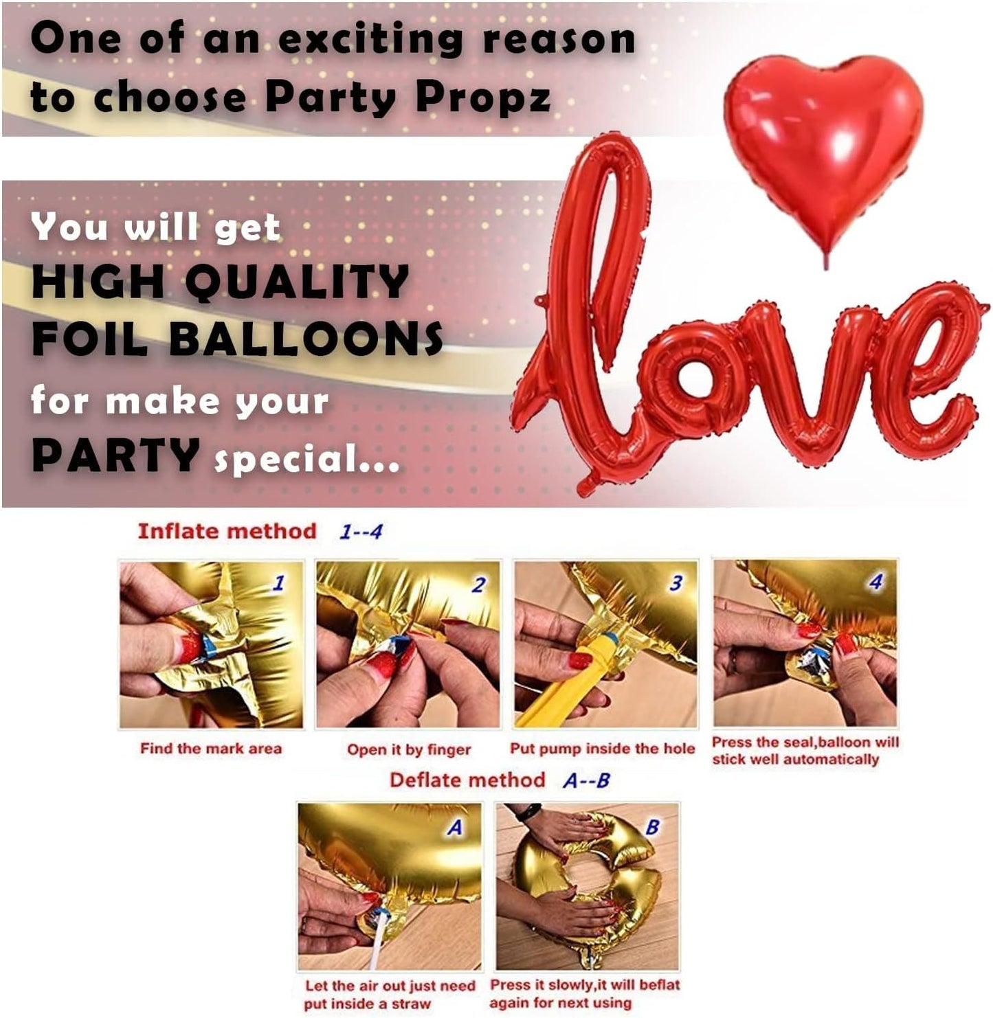 Romantic room decor or valentine's cabana Theme 29 pcs pack