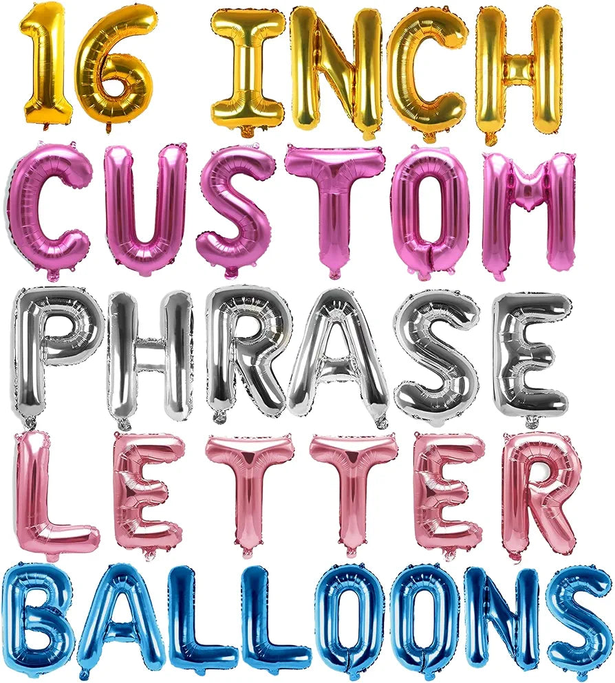 Customized alphabet's