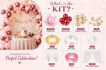 Bride to Be pinky Kit – 109 Pcs
