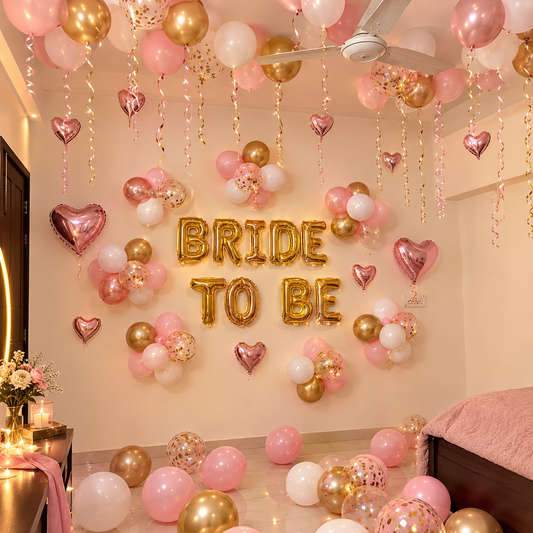 RoseGold Bride To be - 83 Pcs