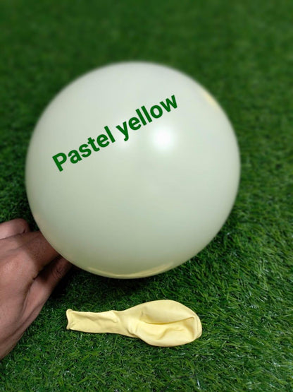 Pastel Latex Balloons 10 Inches (Pack of 50) Multi and single color