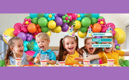 KASTWAVE Magical Pastel Balloon Arch Garland Kit for Parties