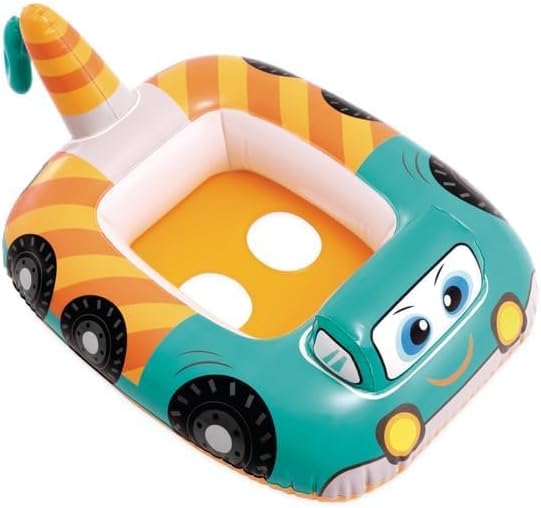 Cutie Car Ring Tube Water Play Centre Toy for Kids - 78 x 58 Cms