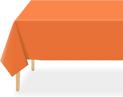 Plastic Table Cover Disposable waterproof , 54 x 108 Inch Tablecloths