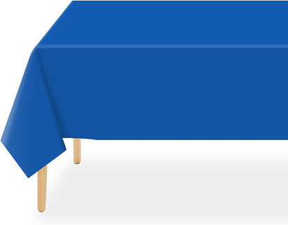 Plastic Table Cover Disposable waterproof , 54 x 108 Inch Tablecloths