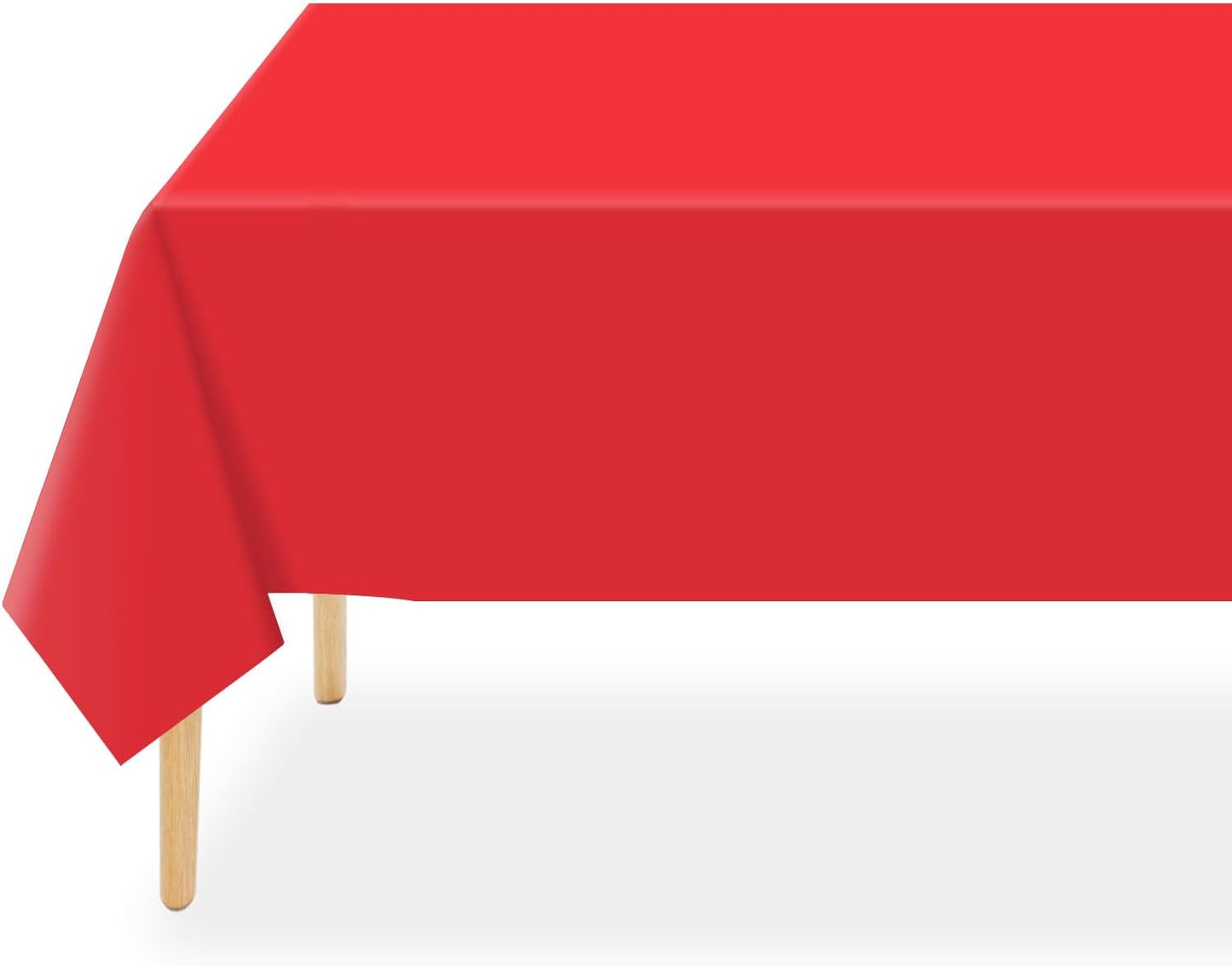 Plastic Table Cover Disposable waterproof , 54 x 108 Inch Tablecloths