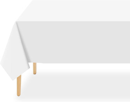 Plastic Table Cover Disposable waterproof , 54 x 108 Inch Tablecloths