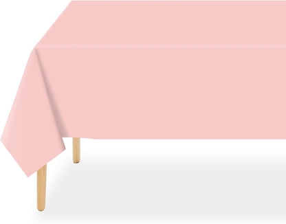Plastic Table Cover Disposable waterproof , 54 x 108 Inch Tablecloths