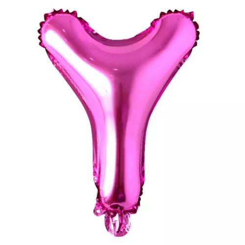 Customized alphabet foil balloons in Pink color