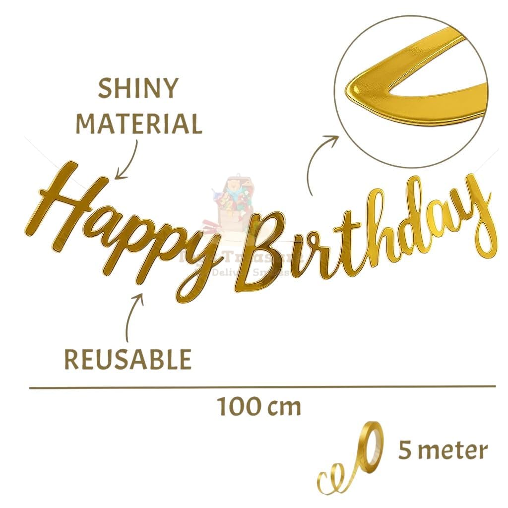 Happy Birthday Decoration Items 92 Pcs Birthday Decoration Kit,