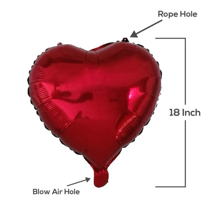 Love Theme Decoration Kit - Set Of 6 Pcs Combo