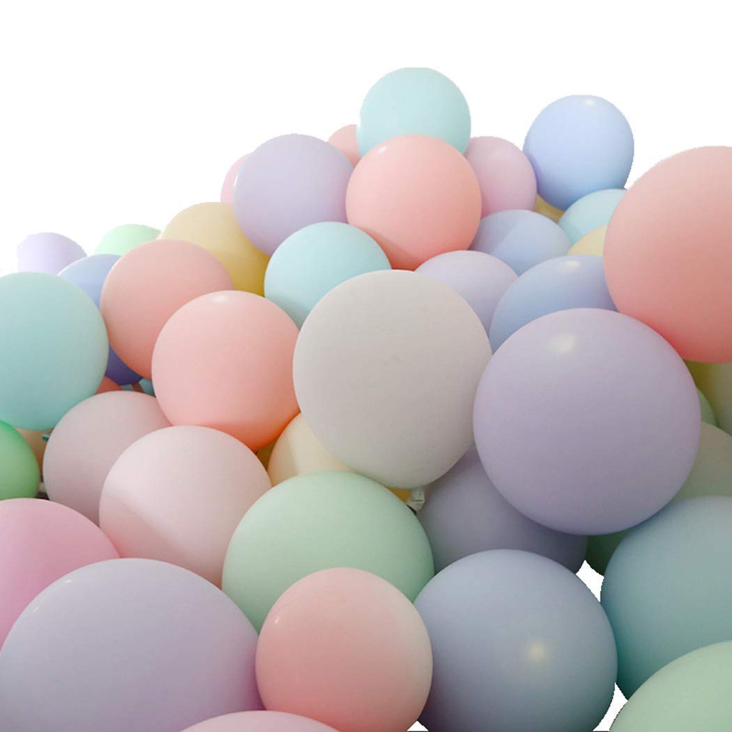 Pastel Latex Balloons 10 Inches (Pack of 20) Multi and single color
