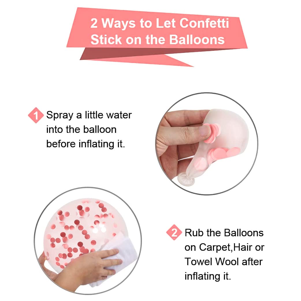Birthday Decoration Kit - 51 Pcs Black & Rose Gold Balloon Combo