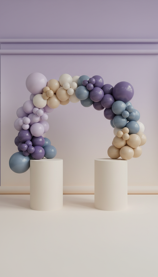 Sculptural Balloon Arch Kit with Luxe Metallics
