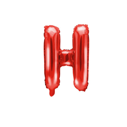 Customized alphabet foil balloons in Red color