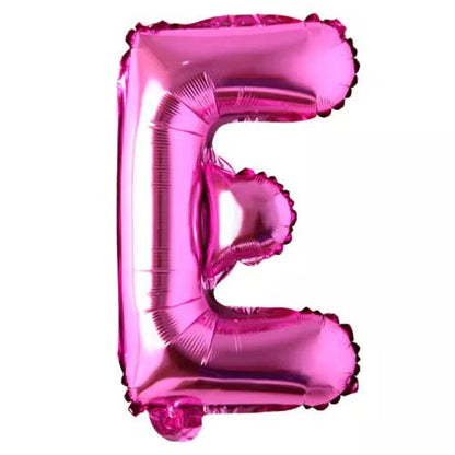 Customized alphabet foil balloons in Pink color