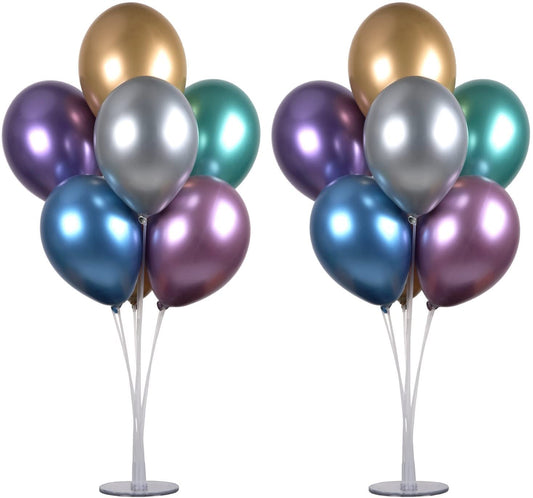 Balloon Stand for Decoration Birthday - Set of 2 Pcs Birthday Decoration Stand Balloon Stand Holder for Decorations