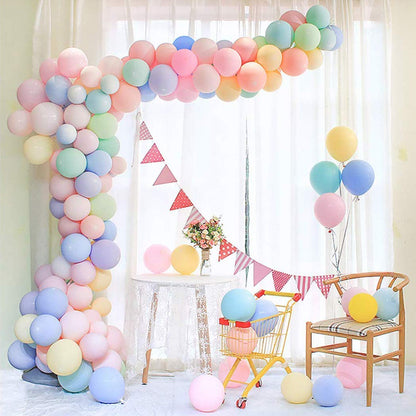 Pastel Latex Balloons 10 Inches (Pack of 50) Multi and single color