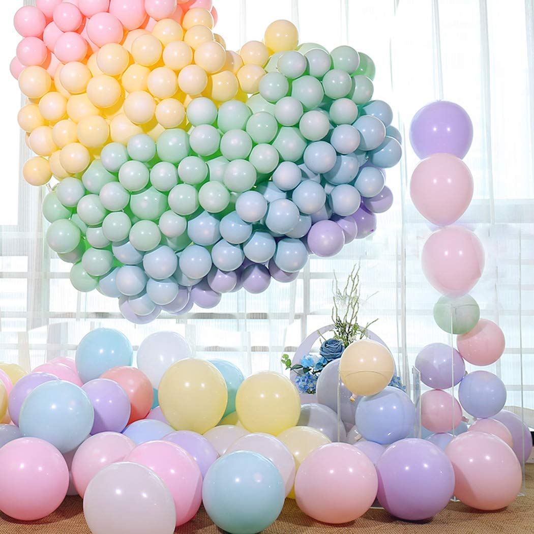 Pastel Latex Balloons 10 Inches (Pack of 20) Multi and single color