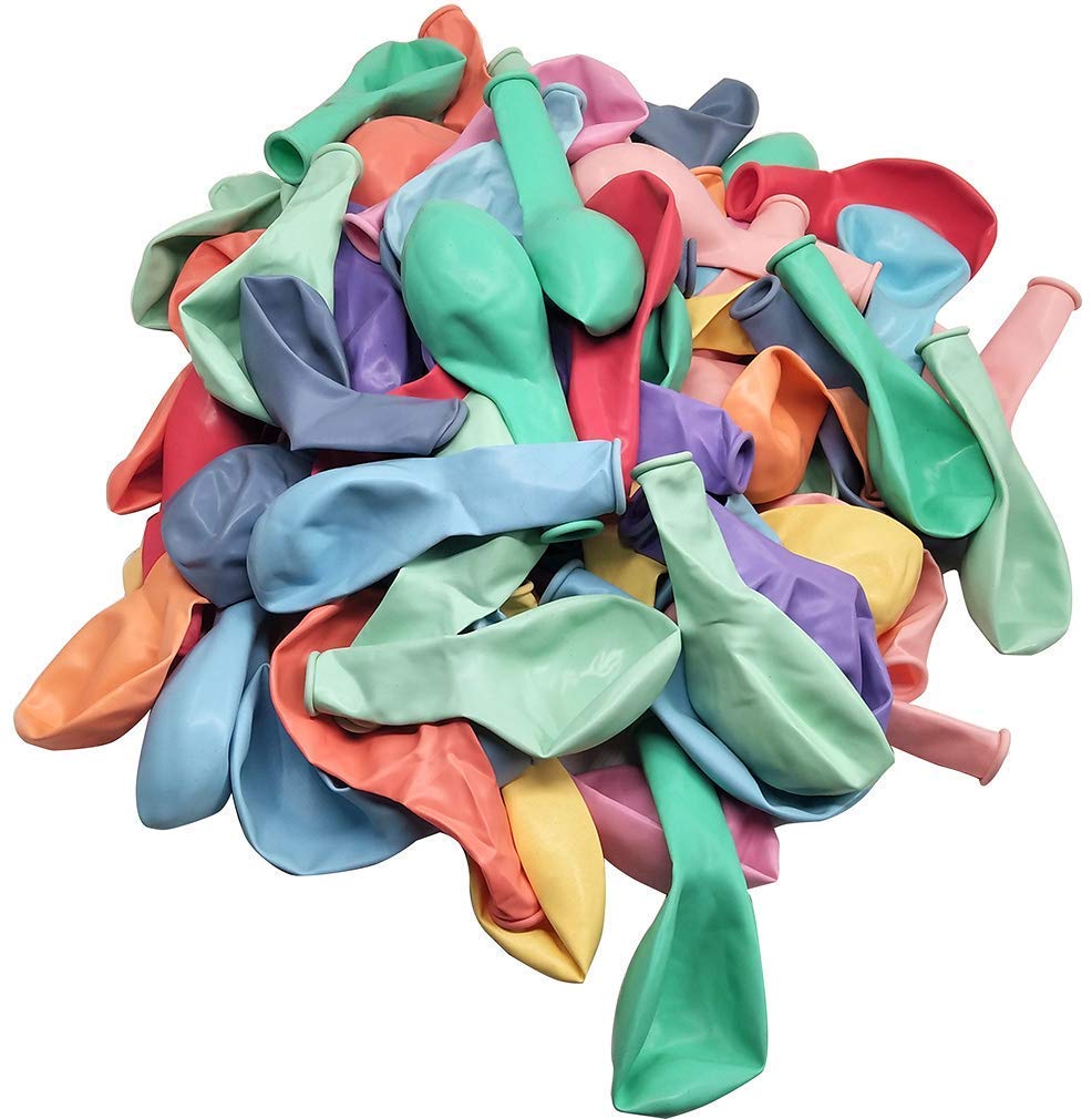 Pastel Latex Balloons 10 Inches (Pack of 20) Multi and single color