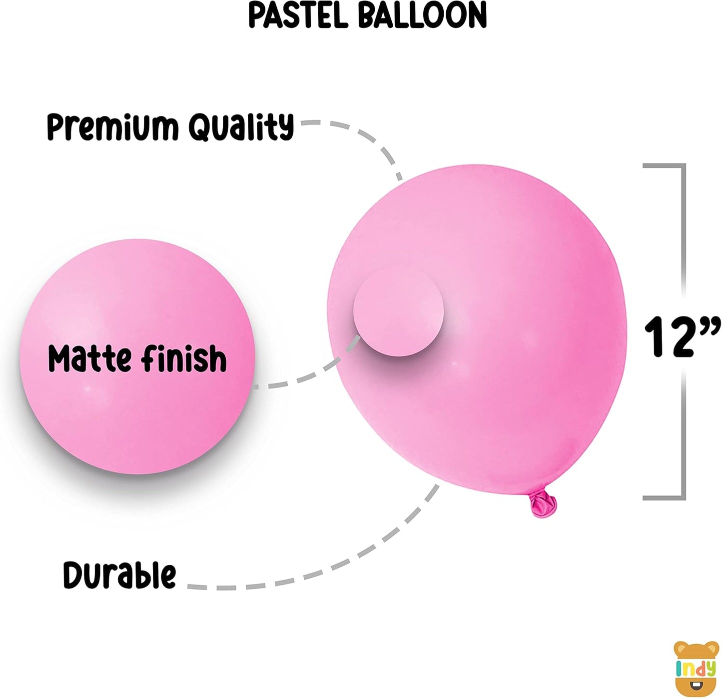 BABY GIRL Decoration Kit Pastel Balloons Combos Set Of 35 pcs