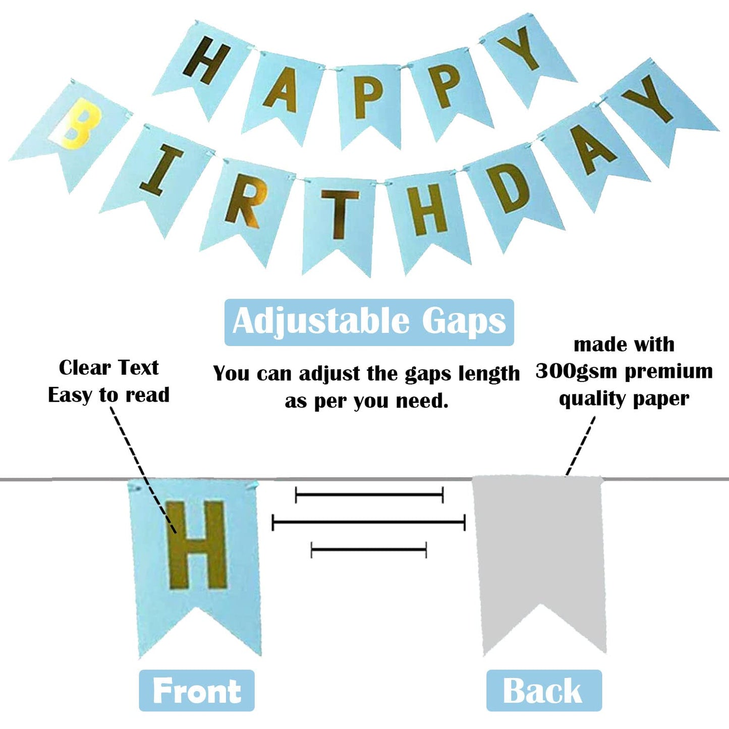 Mermaid Theme Birthday Decoration Kit – Set of 73 Pcs