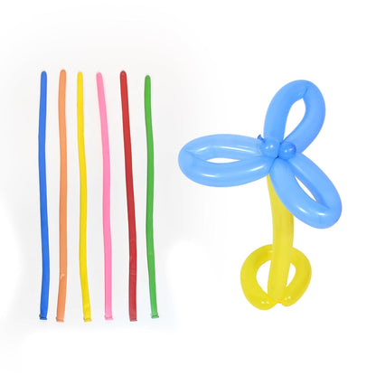 100 Pc long Balloon with 1 pump For Flower Making Animal Shape