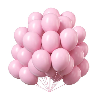 CRAZYKART 106-Piece Happy Birthday Pink Balloon Decoration Kit for Girls