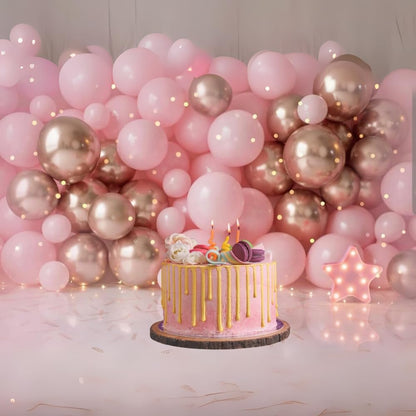 Butterfly Birthday Decoration Kit for Girls - Set of 66 Pcs