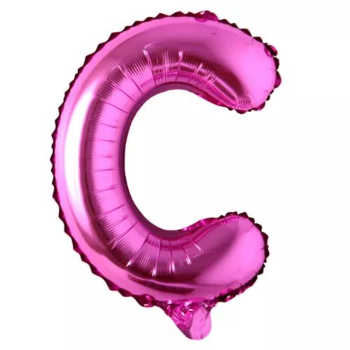 Customized alphabet foil balloons in Pink color