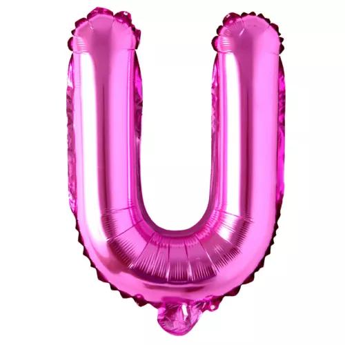Customized alphabet foil balloons in Pink color