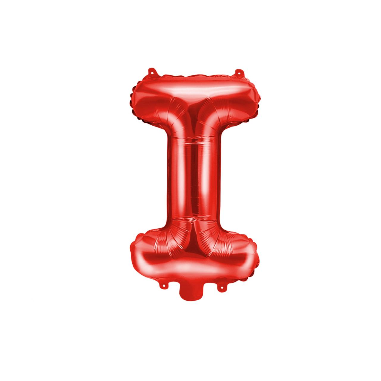 Customized alphabet foil balloons in Red color