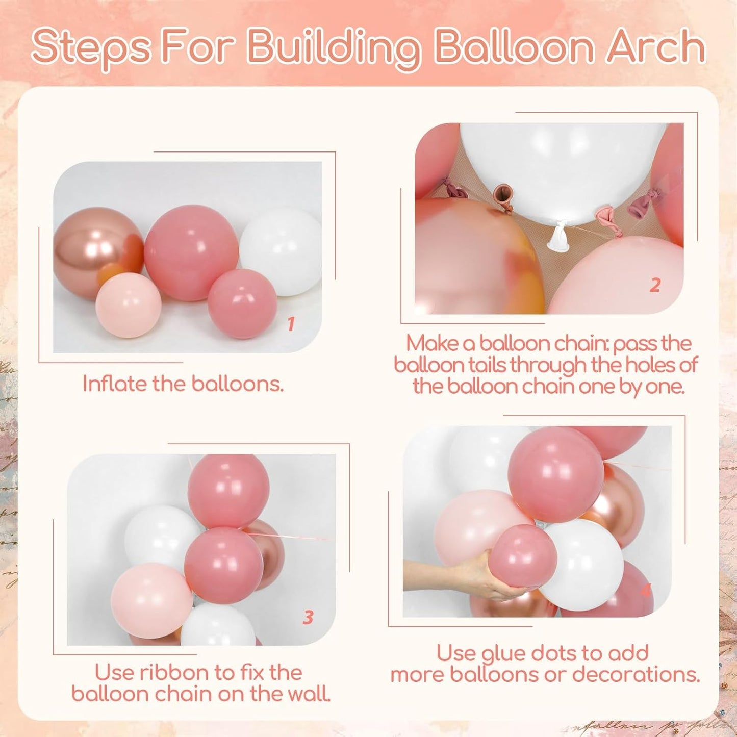 Rose Gold Birthday Decoration Kit – Set of 58 Pcs