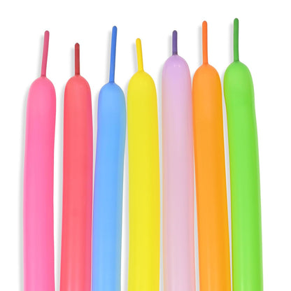 100 Pc long Balloon with 1 pump For Flower Making Animal Shape