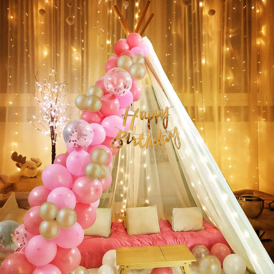 Happy Birthday Decoration Kit - 26 Pcs, Canopy Tent For Decoration